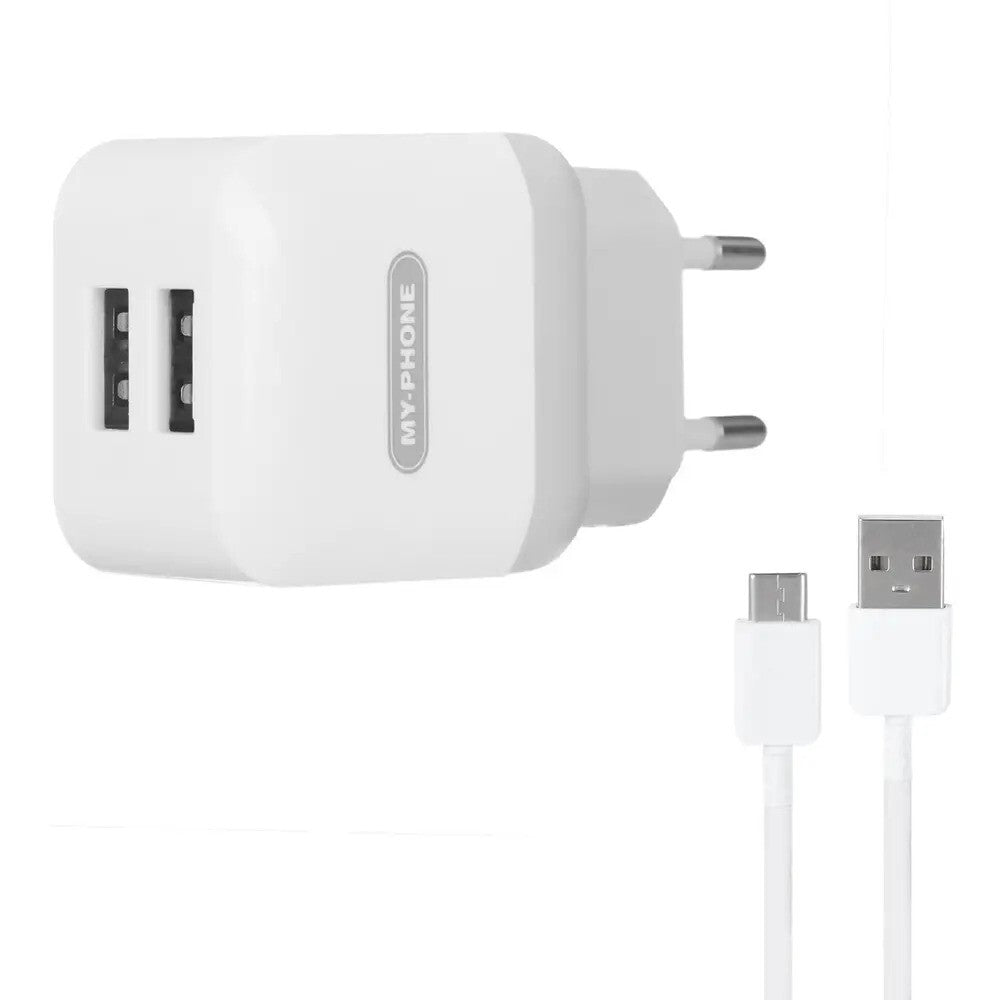 YK Charger 2 USB White YKC-T30. YK Charger 2 USB White YKC-T30.